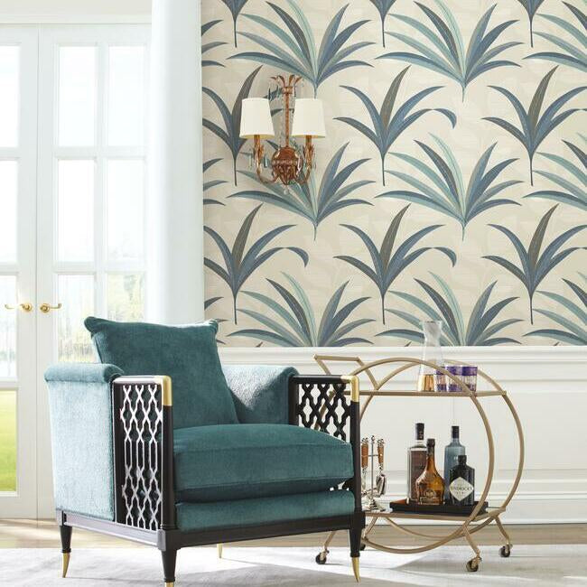 el-morocco-palm-beige-wallpaper-york-wallcoverings-ca1552 - York Wallpaper Wallpaper