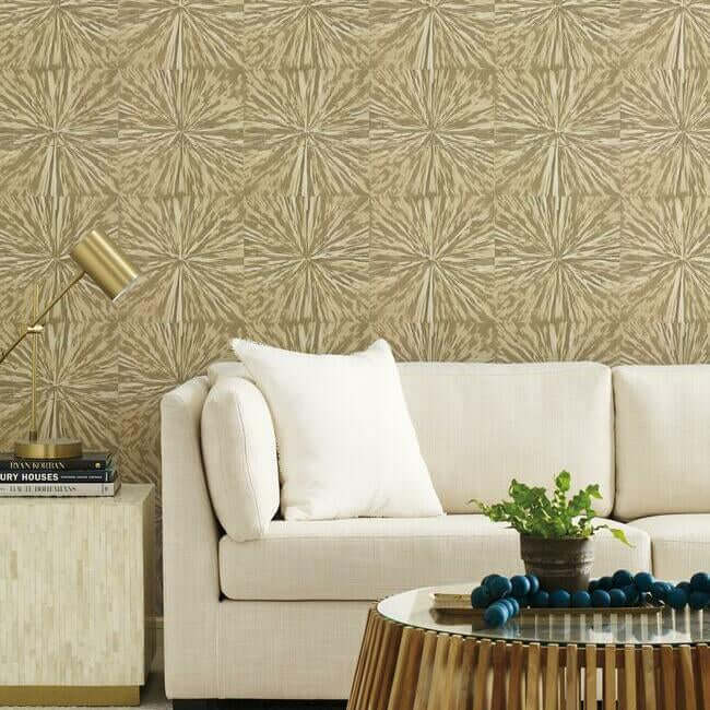 squareburst-light-gold-wallpaper-york-wallcoverings-og0502 - York Wallpaper Wallpaper