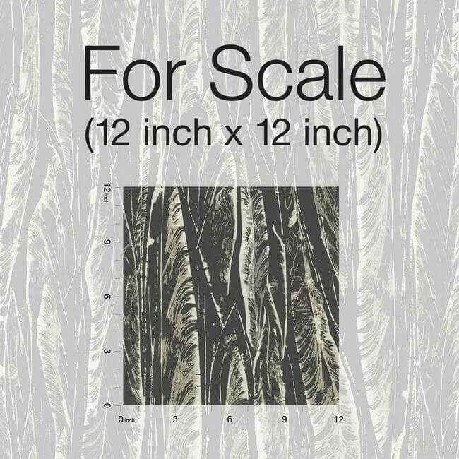 native-leaves-black-wallpaper-york-wallcoverings-og0580 - York Wallcoverings Wallpaper