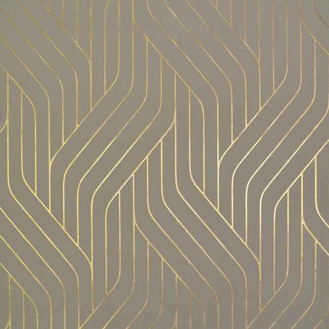 Ebb & Flow Khaki & Gold Wallpaper - York Wallcoverings - NW3518 - York Wallcoverings Wallpaper