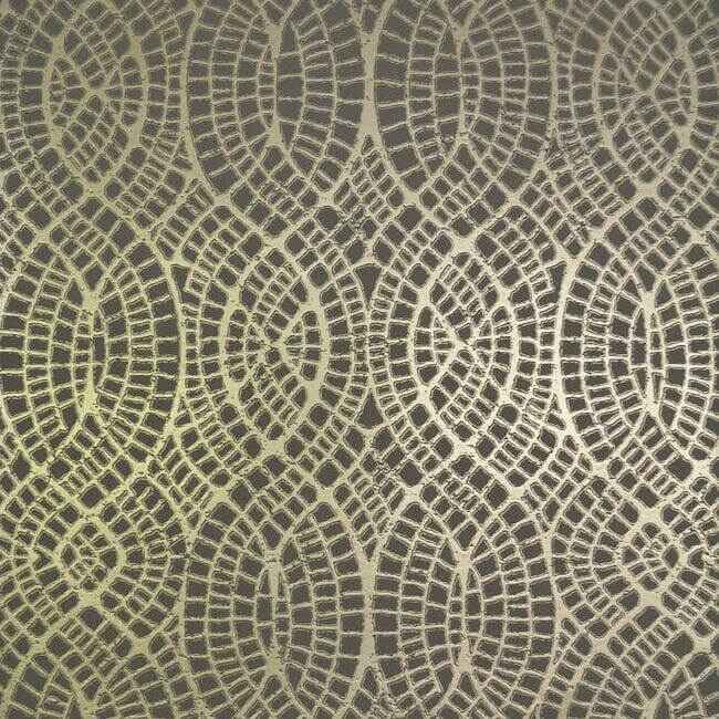 Tortoise Taupe & Gold Wallpaper - York Wallcoverings - NW3559 - York Wallcoverings Wallpaper
