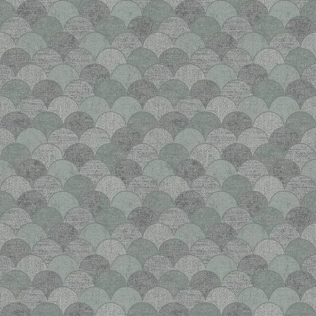 mermaid-scales-wallpaper-greysilver-york-wallcoverings-y6230203 - York Wallcoverings Wallpaper