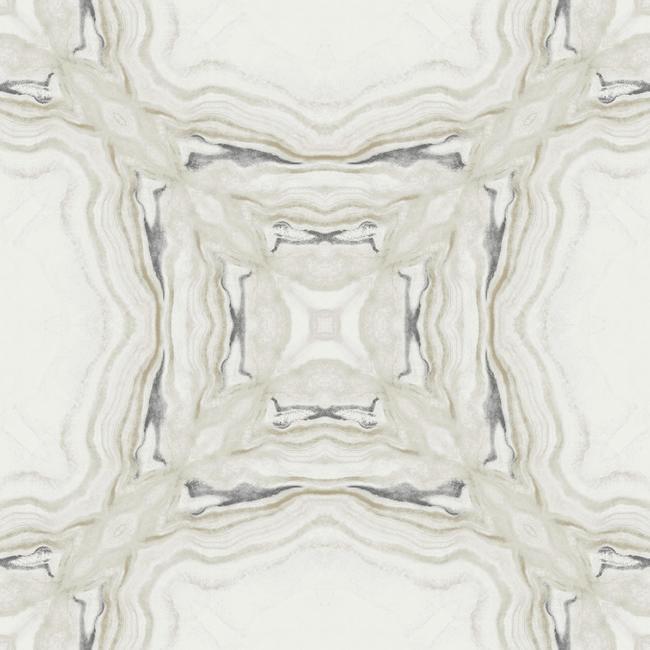 stone-kaleidoscope-wallpaper-greyblack-york-wallcoverings-y6230601 - York Wallcoverings Wallpaper