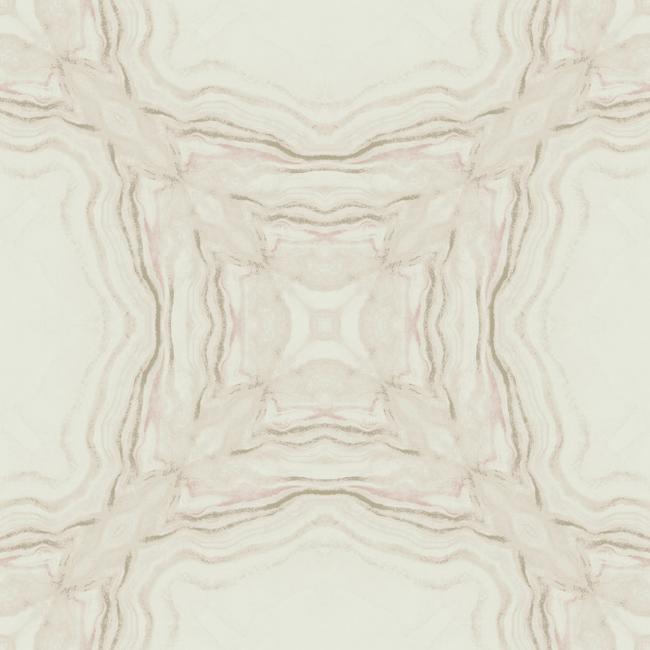 stone-kaleidoscope-wallpaper-soft-pink-york-wallcoverings-y6230605 - York Wallcoverings Wallpaper