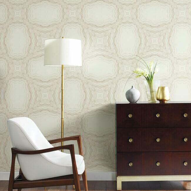 stone-kaleidoscope-wallpaper-soft-pink-york-wallcoverings-y6230605 - York Wallcoverings Wallpaper
