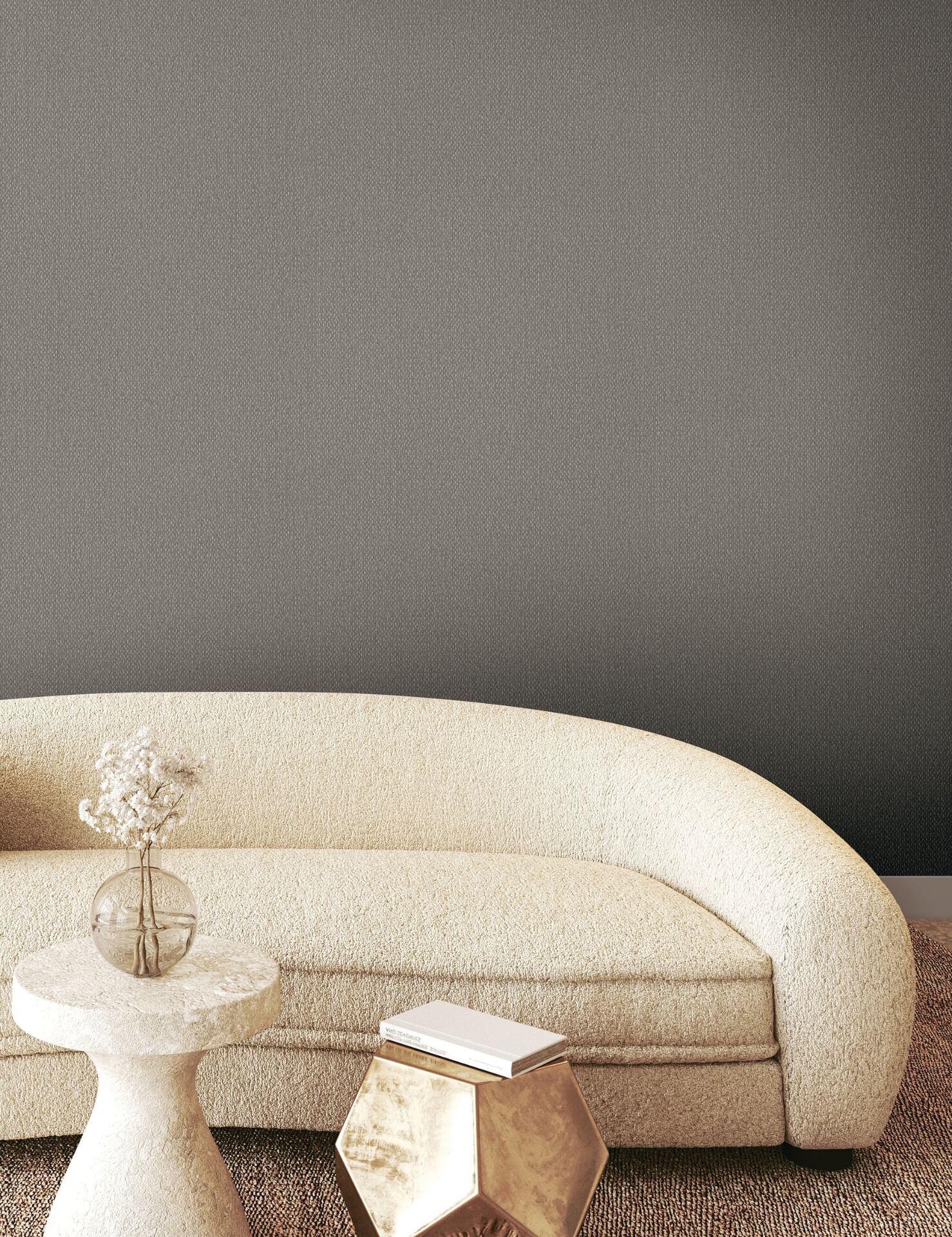 stretched-hexagons-dark-silver-wallpaper-york-wallcoverings-y6231106 - York Wallpaper Wallpaper