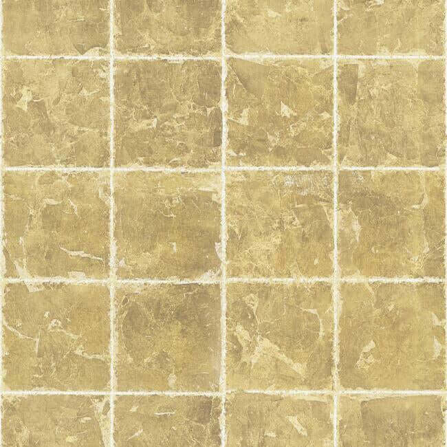 metal-leaf-squares-gold-wallpaper-york-wallcoverings-kt2102 - York Wallcoverings Wallpaper