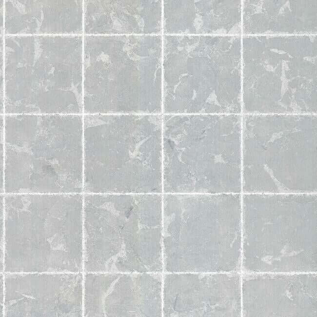 metal-leaf-squares-silver-wallpaper-york-wallcoverings-kt2103 - York Wallpaper Wallpaper