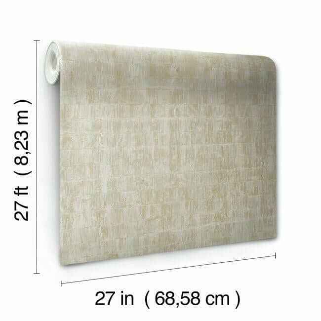 Liquid Metal Taupe Wallpaper - York Wallcoverings - KT2132 - York Wallcoverings Wallpaper