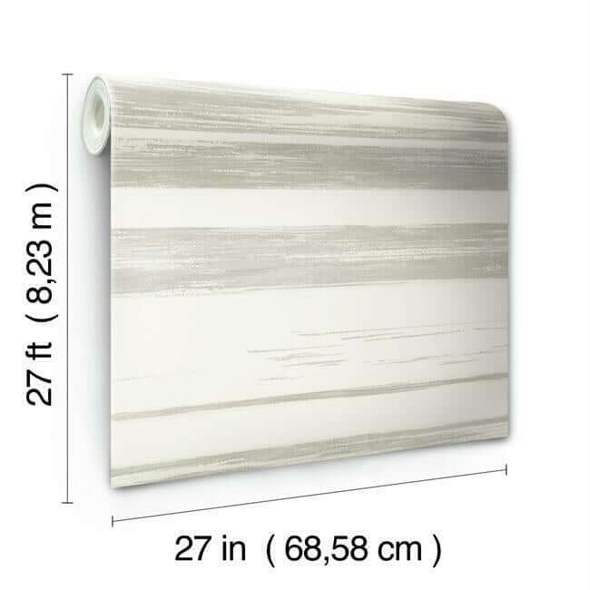 horizontal-dry-brush-white-grey-wallpaper-york-wallcoverings-kt2155 - York Wallpaper Wallpaper