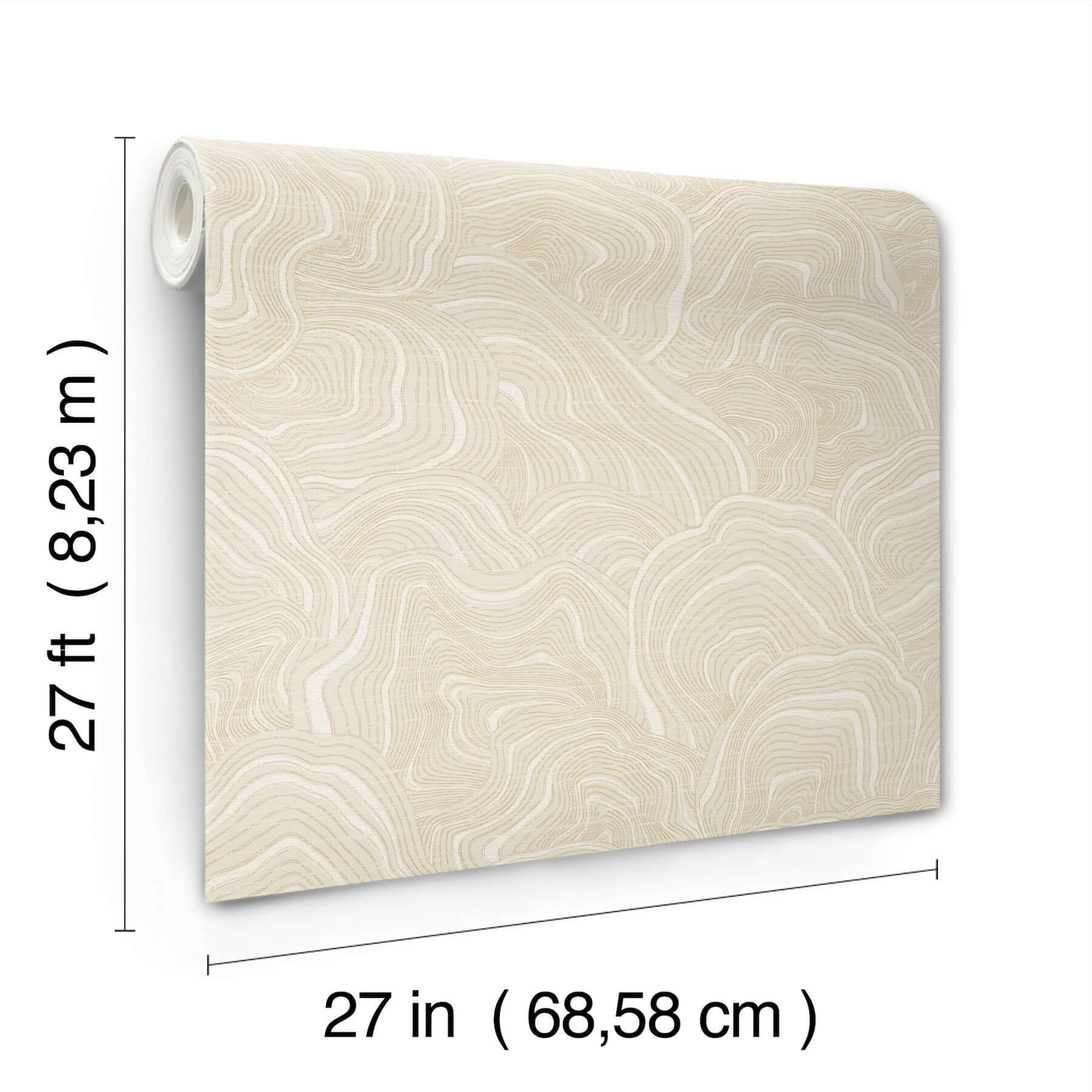geodes-cream-wallpaper-york-wallcoverings-kt2161 - York Wallpaper Wallpaper
