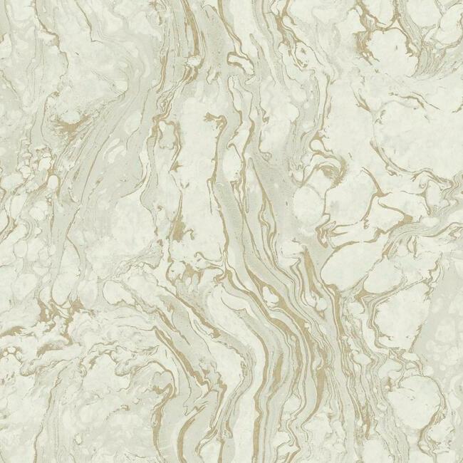 polished-marble-wallpaper-whitegold-york-wallcoverings-kt2223 - York Wallcoverings Wallpaper