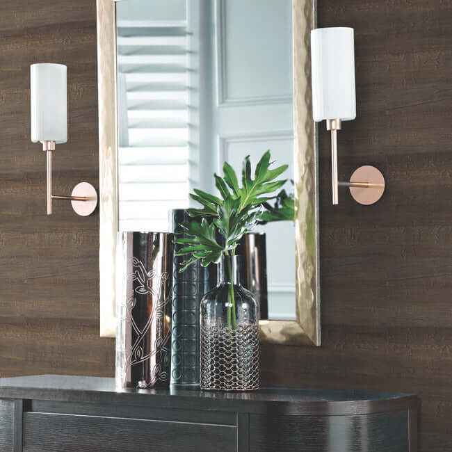 Lotus Wallpaper Brown - York Wallcoverings - MY9282 - York Wallcoverings Wallpaper
