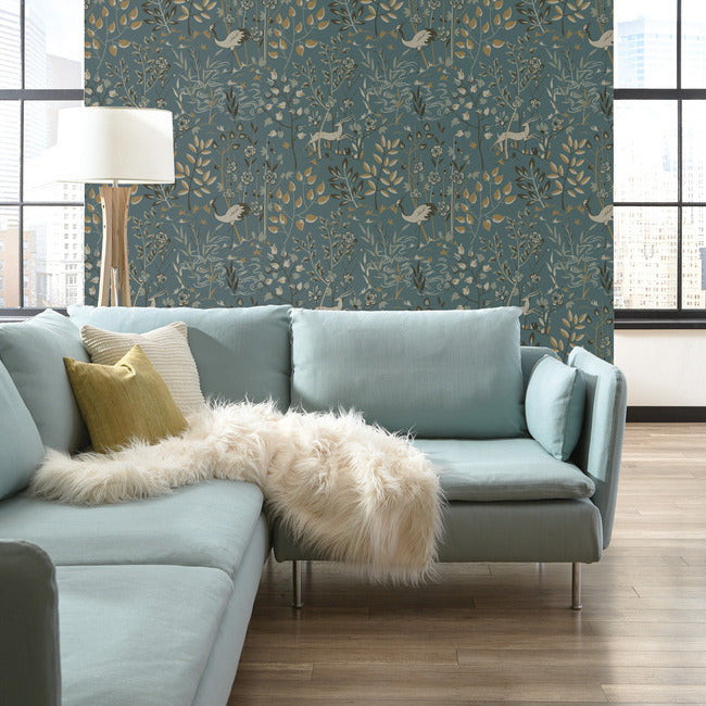aspen-wallpaper-teal-york-wallcoverings-ll4786