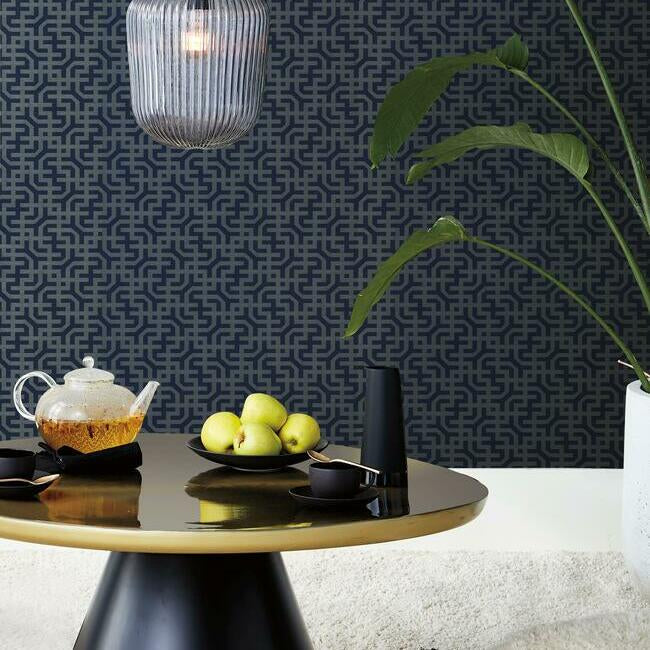 dynastic-lattice-wallpaper-navy-silver-york-wallcoverings-5800