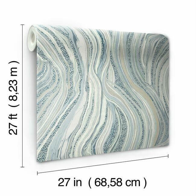 streaming-cheetah-blue-wallpaper-york-wallcoverings-ho2173 - York Wallpaper Wallpaper
