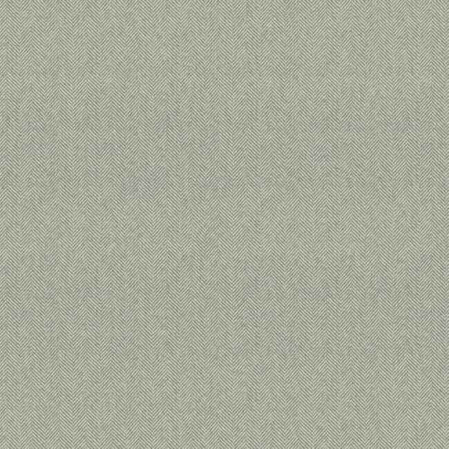 Herringbone Wallpaper Charcoal - York Wallcoverings - AB2137