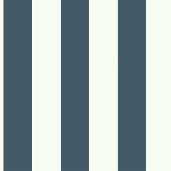 awning-stripe-blue-white-wallpaper-york-wallcoverings-mh1591 - York Wallcoverings Wallpaper