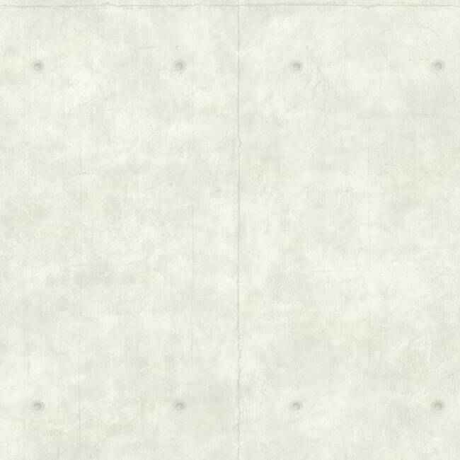 Concrete White & Grey Wallpaper - York Wallcoverings - MH1551