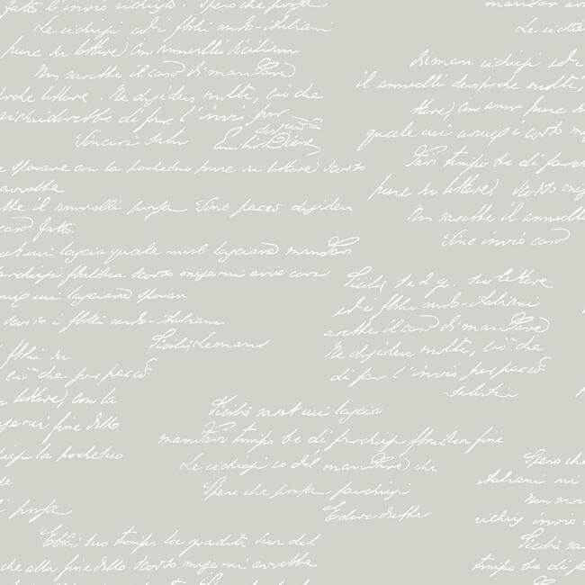 Noteworthy Grey & White Wallpaper - York Wallcoverings - MH1608