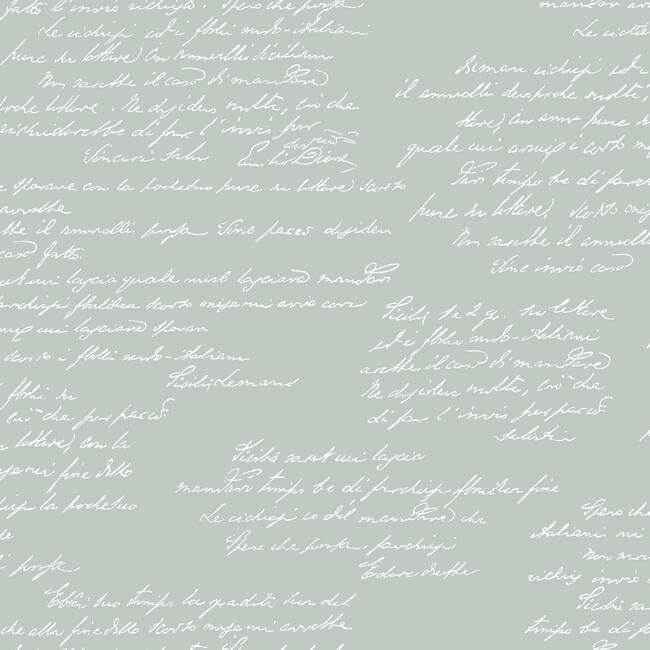 Noteworthy Green & White Wallpaper - York Wallcoverings - MH1609