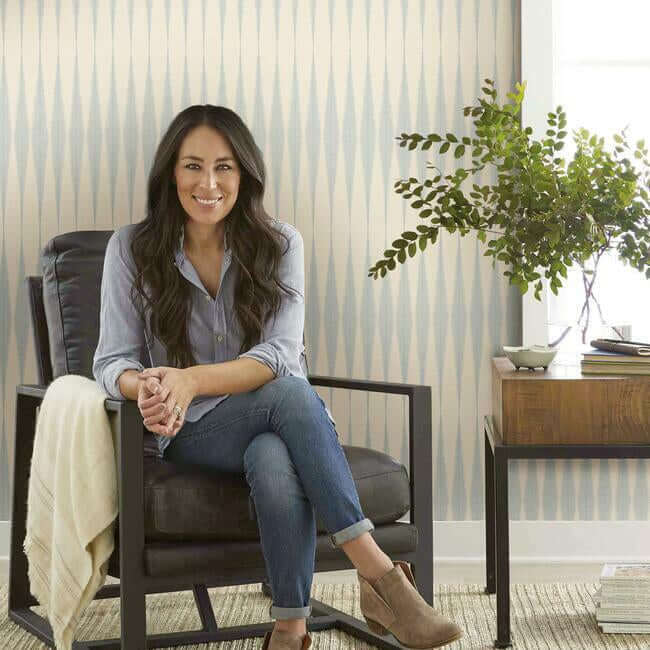 handloom-baby-blue-wallpaper-york-wallcoverings-me1541 - York Wallcoverings Wallpaper