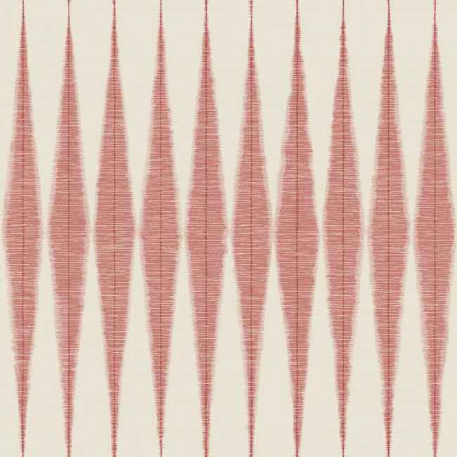Handloom Pompian Red Wallpaper - York Wallcoverings - ME1542