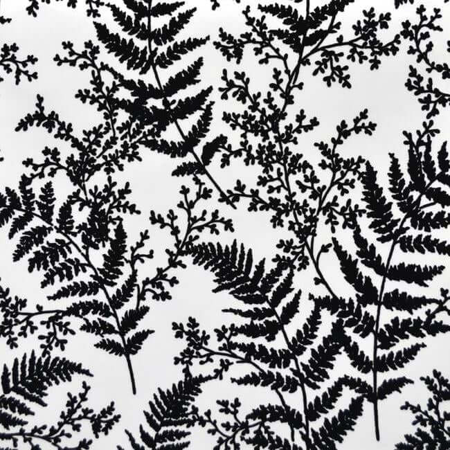 forest-fern-flock-black-wallpaper-york-wallcoverings-me1583 - York Wallcoverings Wallpaper