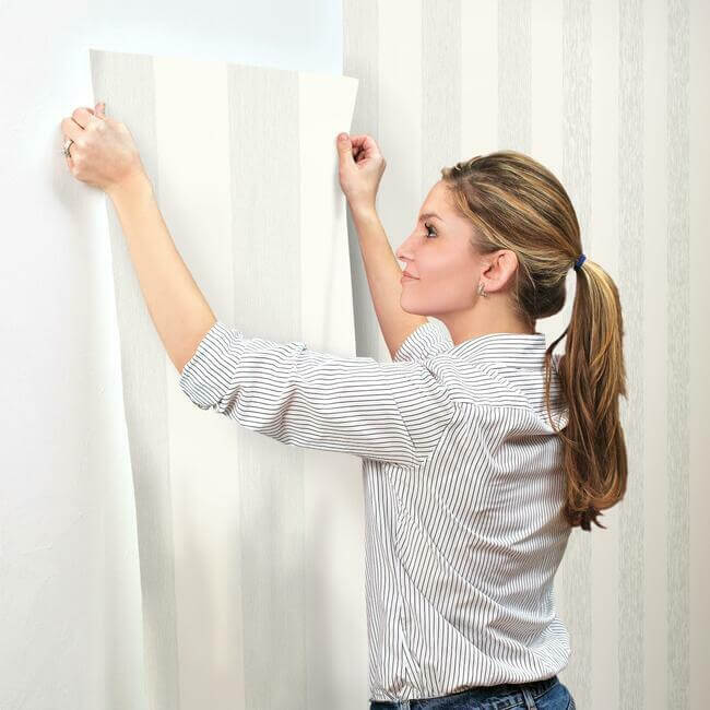 thread-stripe-blue-wallpaper-york-wallcoverings-mk1118 - York Wallpaper Wallpaper