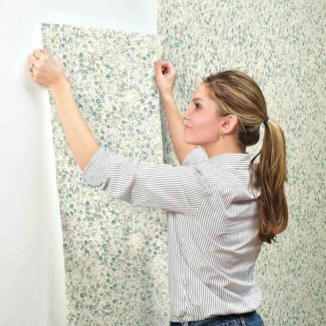 Meadow Green Wallpaper - York Wallcoverings - MK1121 - York Wallcoverings Wallpaper