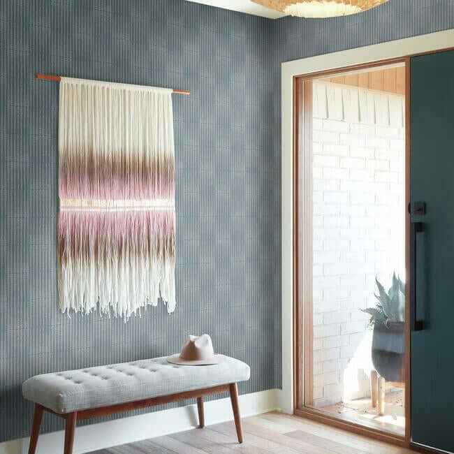 Vantage Point Blue Wallpaper - York Wallcoverings - MK1133 - York Wallcoverings Wallpaper