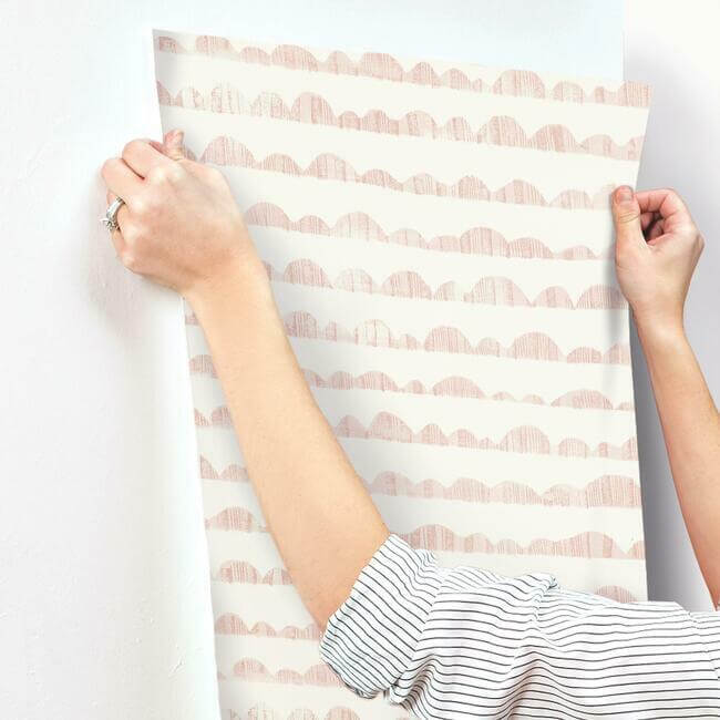 hill-horizon-pink-wallpaper-york-wallcoverings-mk1145 - York Wallcoverings Wallpaper