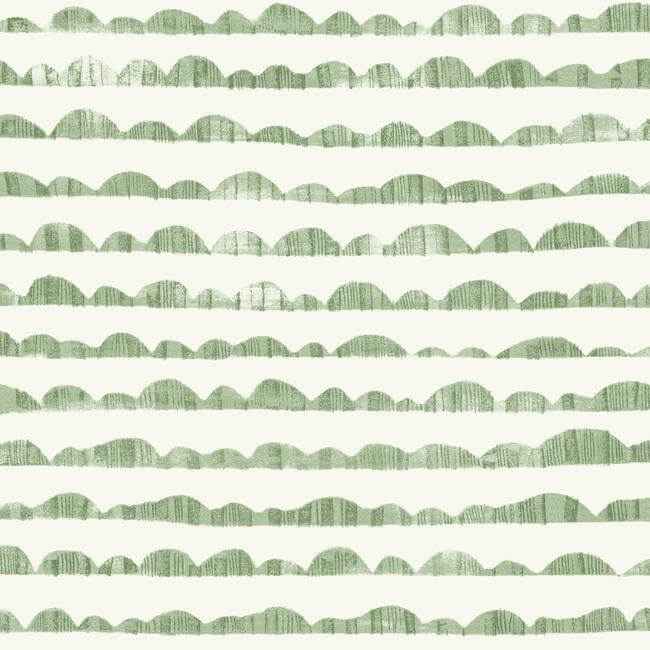 Hill & Horizon Green Wallpaper - York Wallcoverings - MK1144 - York Wallcoverings Wallpaper
