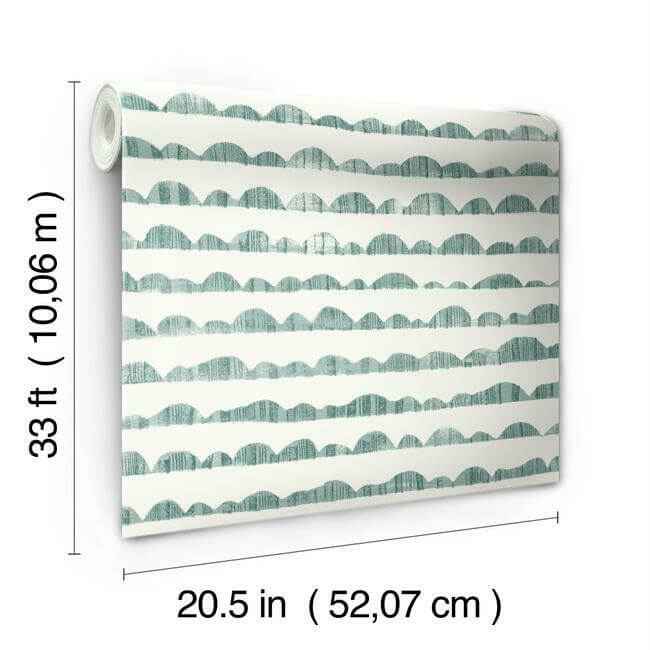 Hill & Horizon Blue Wallpaper - York Wallcoverings - MK1143 - York Wallcoverings Wallpaper