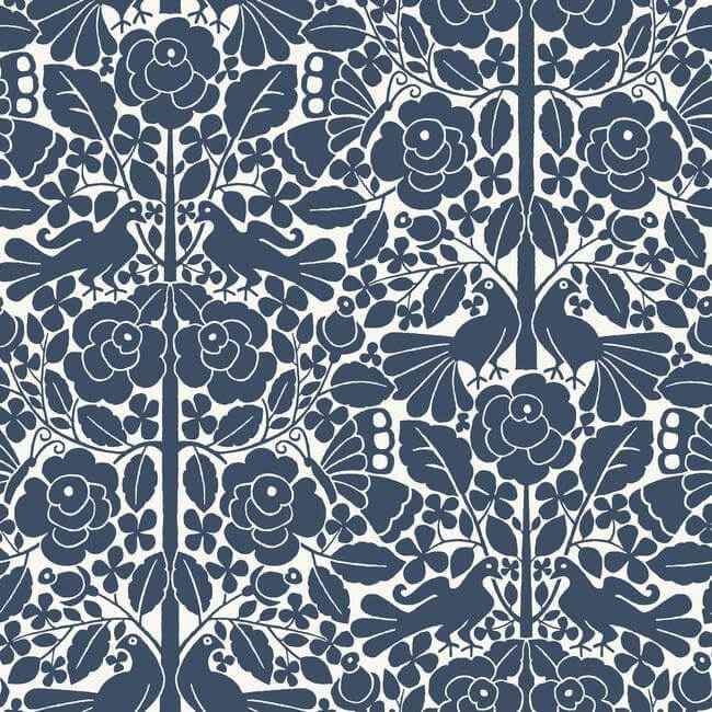 Fairy Tales Blue Wallpaper - York Wallcoverings - MK1166