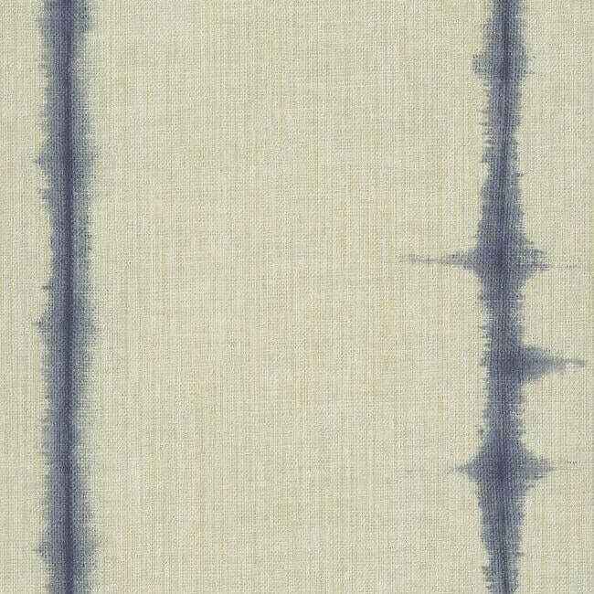 Batik Stripe High Performance Wallpaper Linen - York Wallcoverings - TD1001