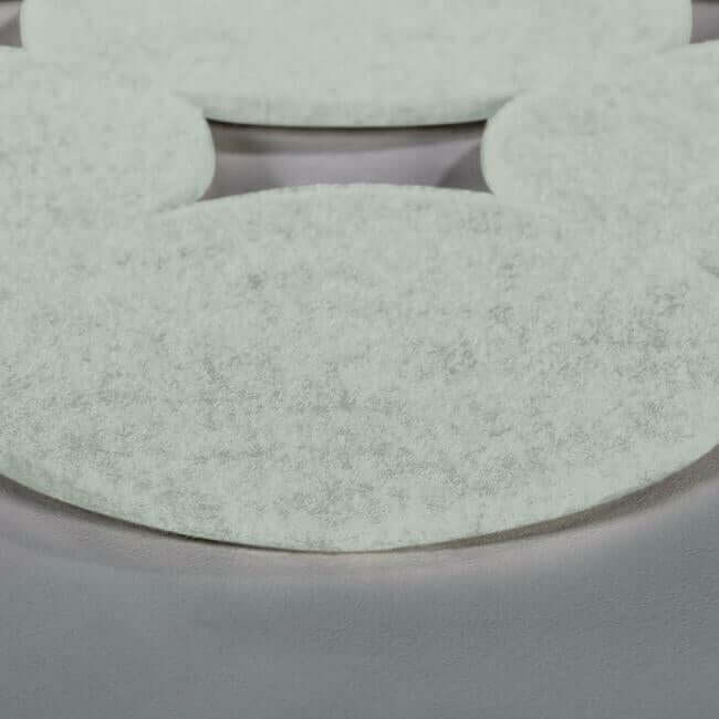 modern-circles-acoustical-peel-stick-tiles-snow-york-wallcoverings-qws1015 - York Wallcoverings Wallpaper
