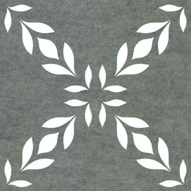 Botanical Trellis Acoustical Peel Stick Tiles Frosty Blue - York Wallcoverings - QWS1022