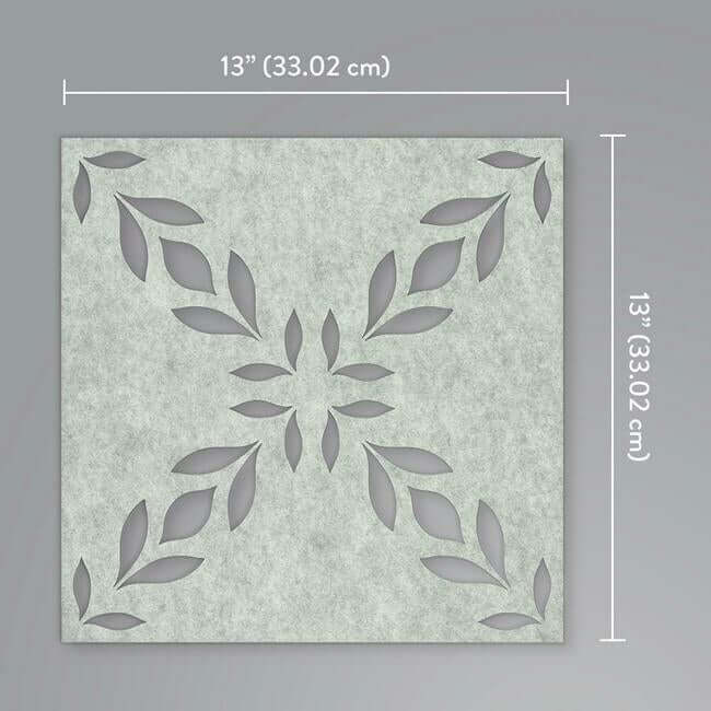 botanical-trellis-acoustical-peel-stick-tiles-snow-york-wallcoverings-qws1020 - York Wallcoverings Wallpaper