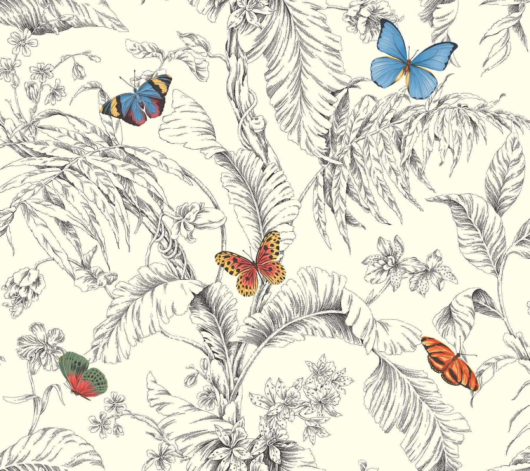 papillon-primary-wallpaper-york-wallcoverings-af2025 - York Wallpaper Wallpaper