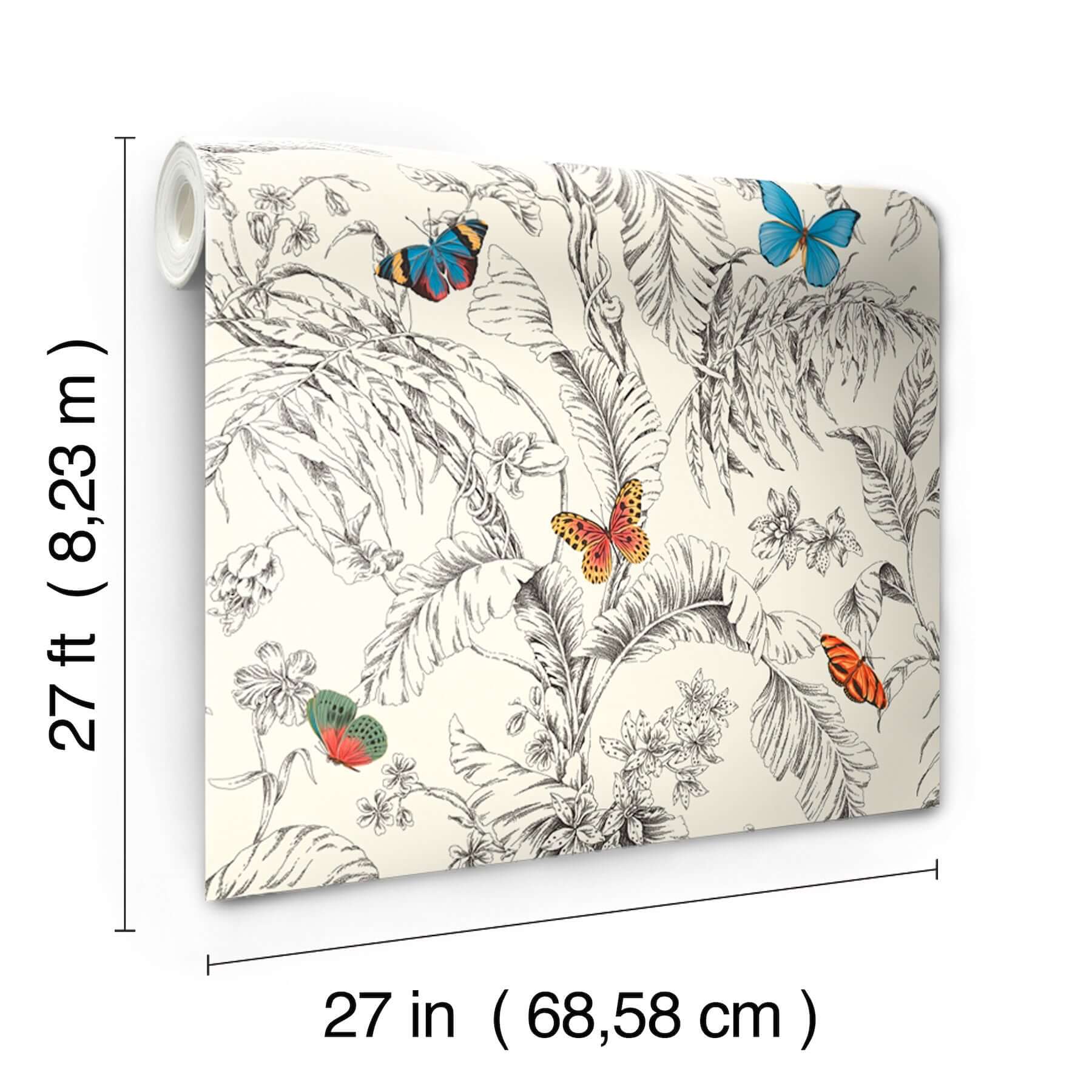 papillon-primary-wallpaper-york-wallcoverings-af2025 - York Wallpaper Wallpaper
