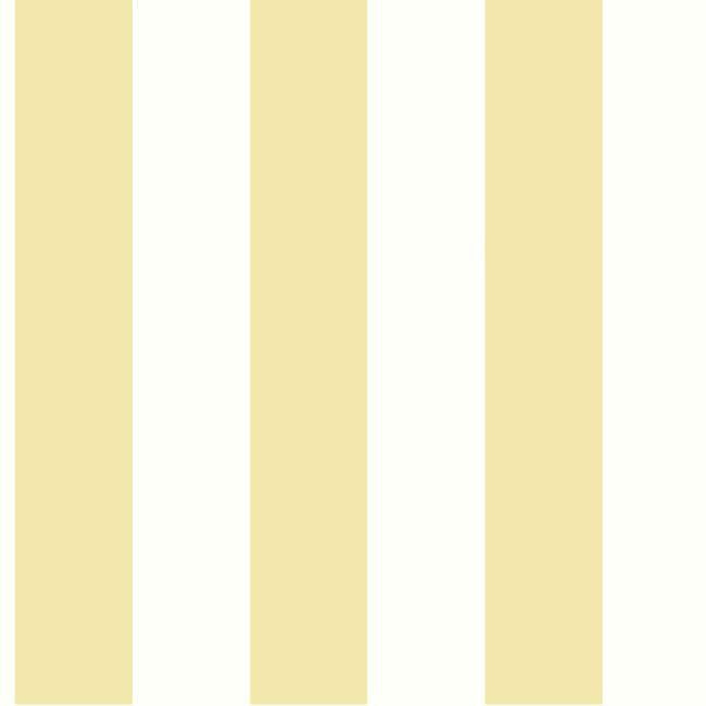 3-stripe-wallpaper-yellow-with-white-york-wallcoverings-sa9178 - York Wallcoverings Wallpaper