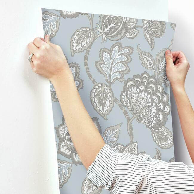 mid-summer-jacobean-wallpaper-spabrown-york-wallcoverings-cy1540 - York Wallcoverings Wallpaper