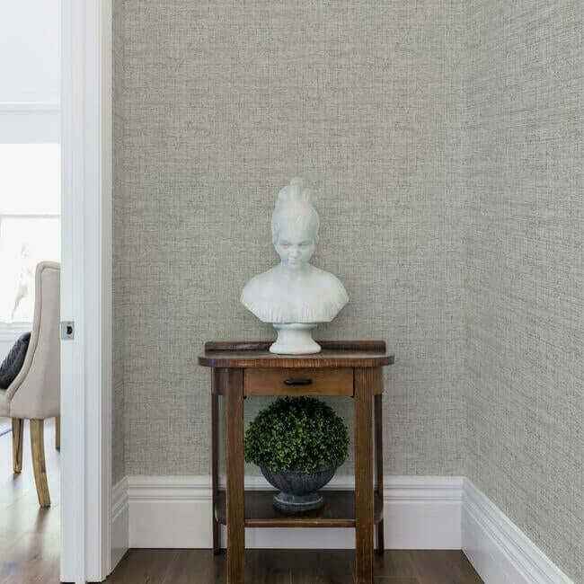 Papyrus Weave White Wallpaper - York Wallcoverings - CY1558 - York Wallcoverings Wallpaper