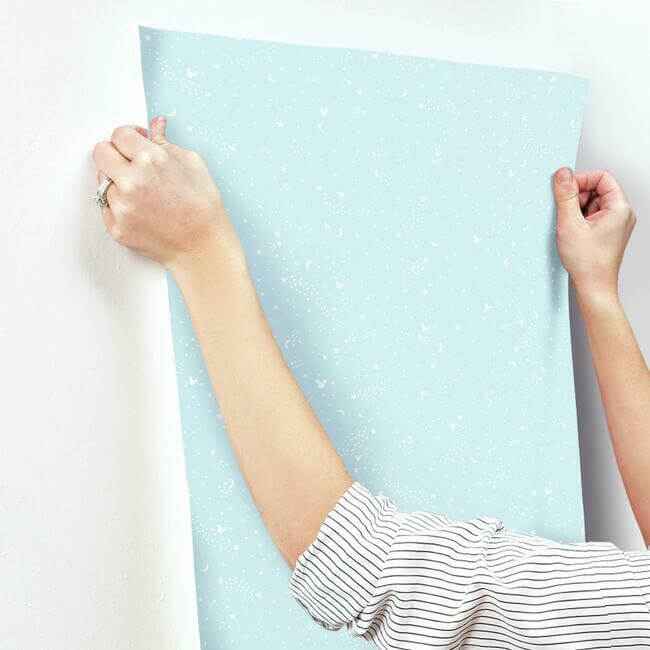 Disney Mickey Mouse Star Teal Wallpaper - York Wallcoverings - DI0986 - York Wallcoverings Wallpaper