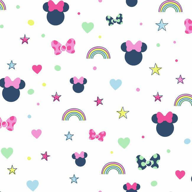 disney-minnie-mouse-rainbow-pink-wallpaper-york-wallcoverings-di0991