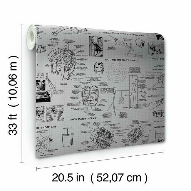 marvels-heroes-schematics-wallpaper-grey-black-york-wallcoverings-di0936
