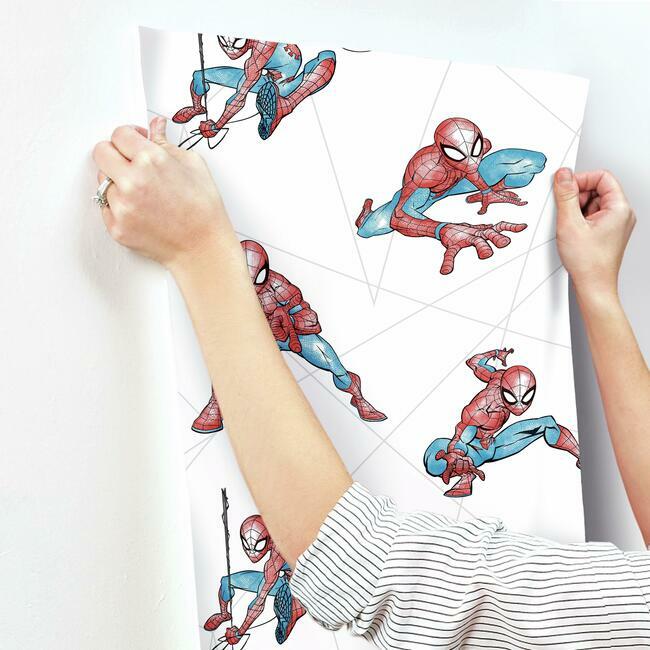 spider-man-fracture-wallpaper-classic-primary-york-wallcoverings-di0939