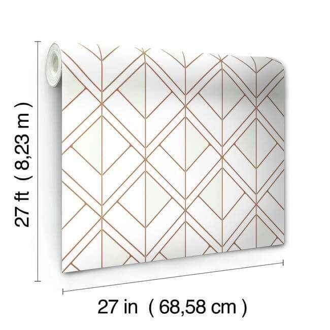 diamond-shadow-wallpaper-whiteterracotta-york-wallcoverings-gm7551 - York Wallcoverings Wallpaper