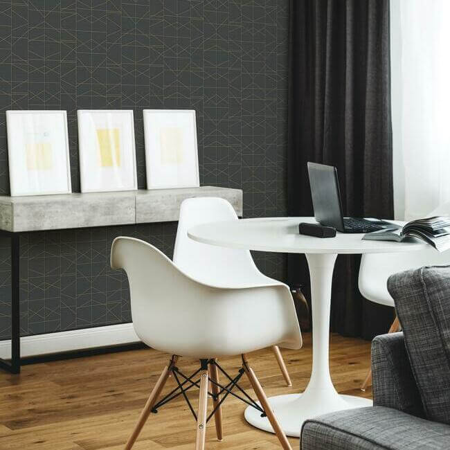 modern-perspective-gold-wallpaper-york-wallcoverings-gm7547 - York Wallpaper Wallpaper